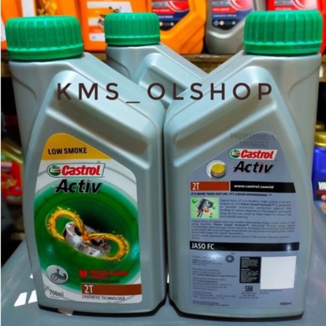 Oli Castrol Active 2T Low Smoke Oli Samping 700 ml