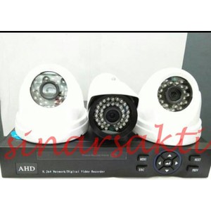 Murah Paket Cctv AHD 3MP 3 CAMERA ( Komplit tinggal pasang )