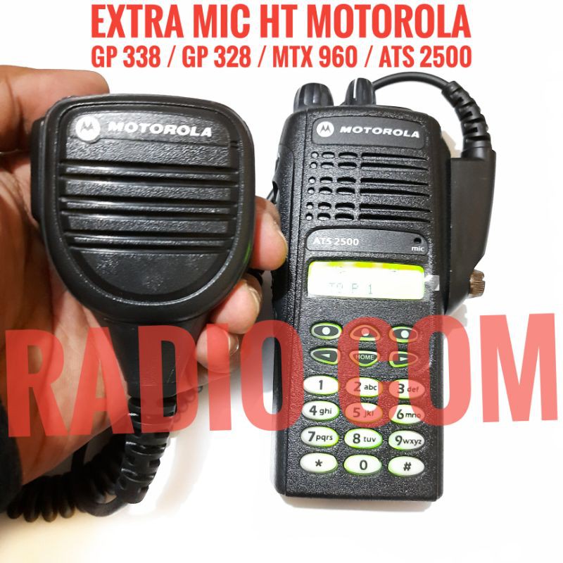 EXTRA MIC HT MOTOROLA ATS 2500 / MIC HT MOTOROLA GP 338 / MIC HT MOTOROLA GP 328 / MIC HT ATS 2500