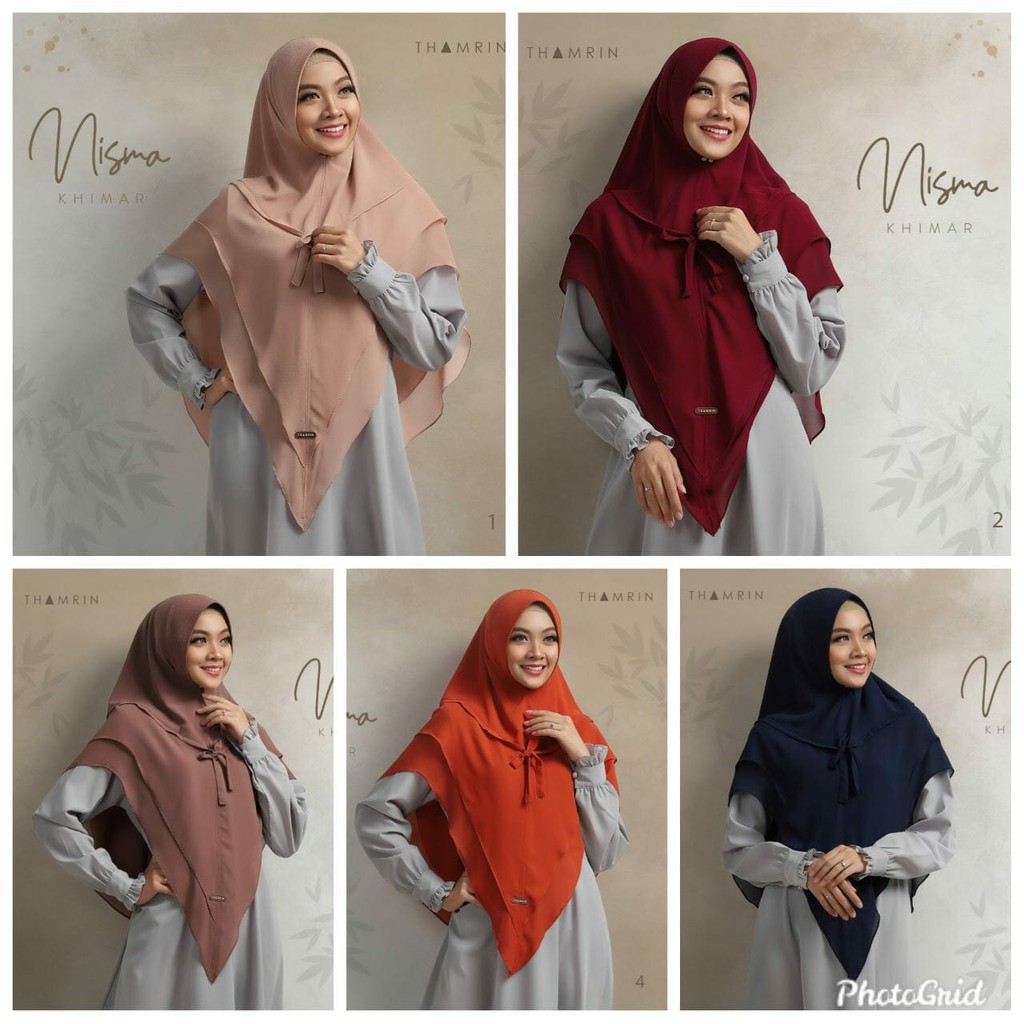 Khimar NISMA By Thamrin/jilbab syari