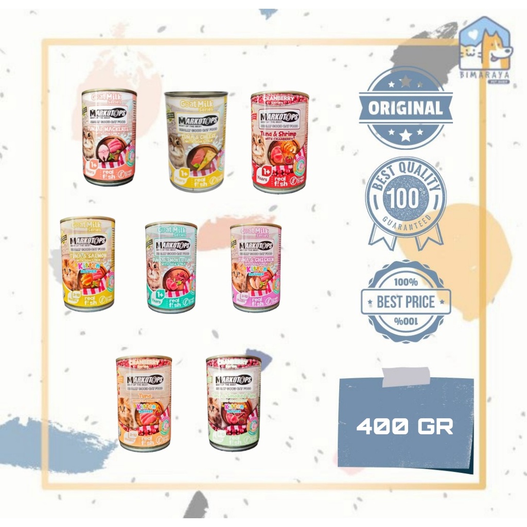 MARKOTOPS CAT FOOD 400 GR CRAN BERRY AND GOAT MILK SERIES
