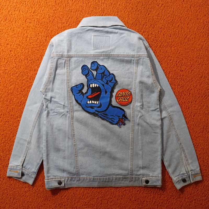 Backpatch bordir besar Santa Cruz Premium