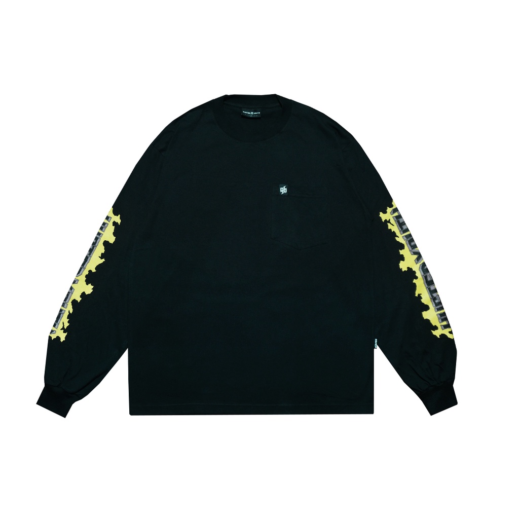 HUSTED KAOS LENGAN PANJANG BROKEN LONGSLEEVE