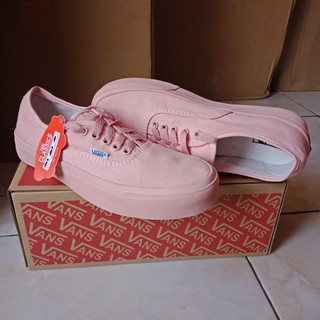  SEPATU  VANS  AUTHENTIC PINK PEACH IMPORT WANITA  Shopee 