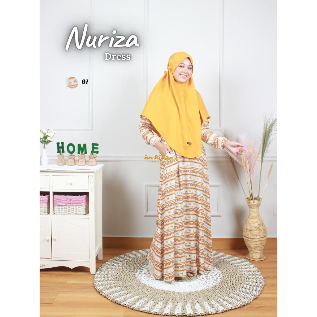 Homedress Nuriza Dress Arrikza Busui Friendly Katun Rayon