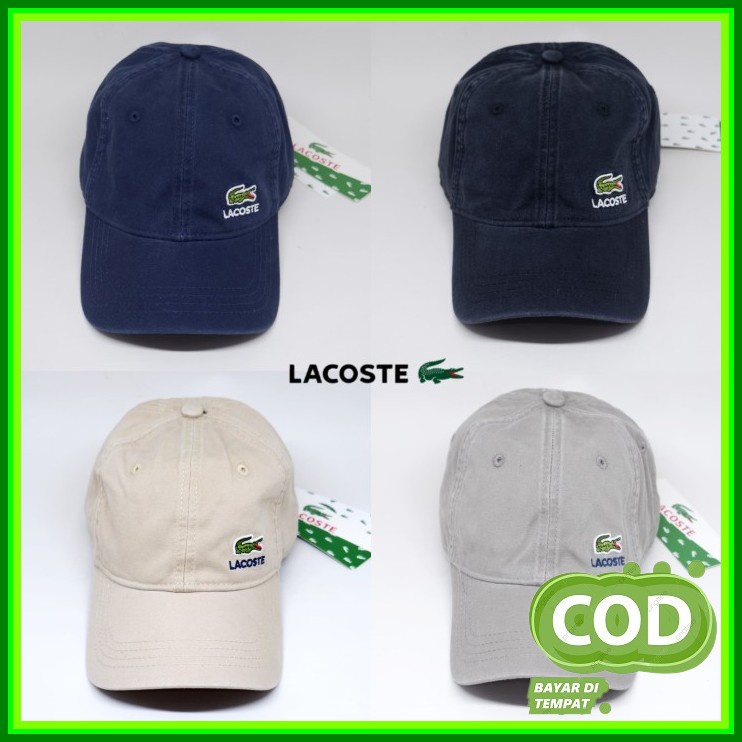 Buruan Beli ➟ Topi Bassball Polos / Topi Main / Topi Cewek / Topi LV365 Topi Baseball Lacoste Croc I