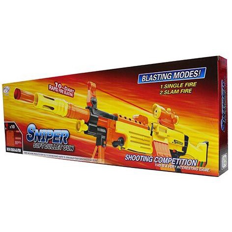 Mainan Sniper Soft Bullet Gun Senapan Pistol Peluru Busa Sgun Nerf