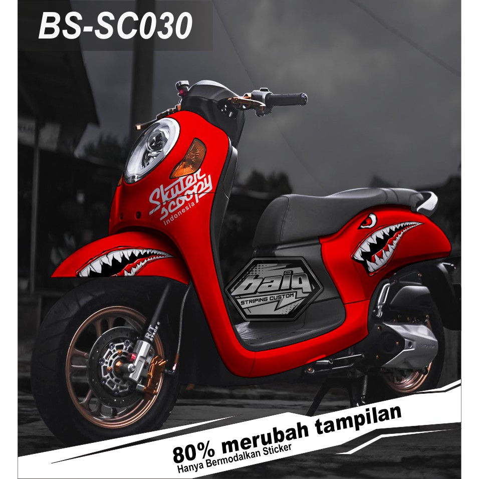 Harga Stiker Scoopy Terbaik Aksesoris Motor Otomotif April 2021 Shopee Indonesia