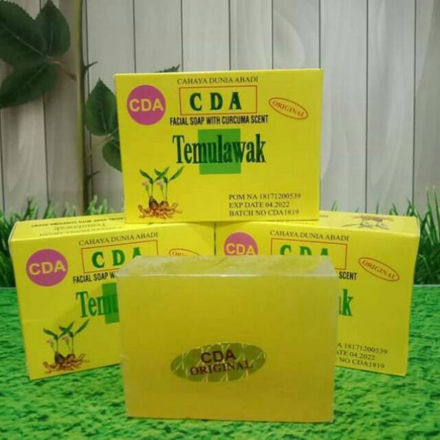 PROMO - ORIGINAL Cream Temulawak Embos Asli Plus Sabun Wajah - Paket Pemutih Kulit