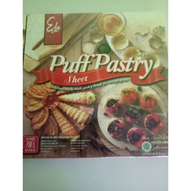 

Edo Puff Pastry dan EDO Danish Pastry 750 Gram