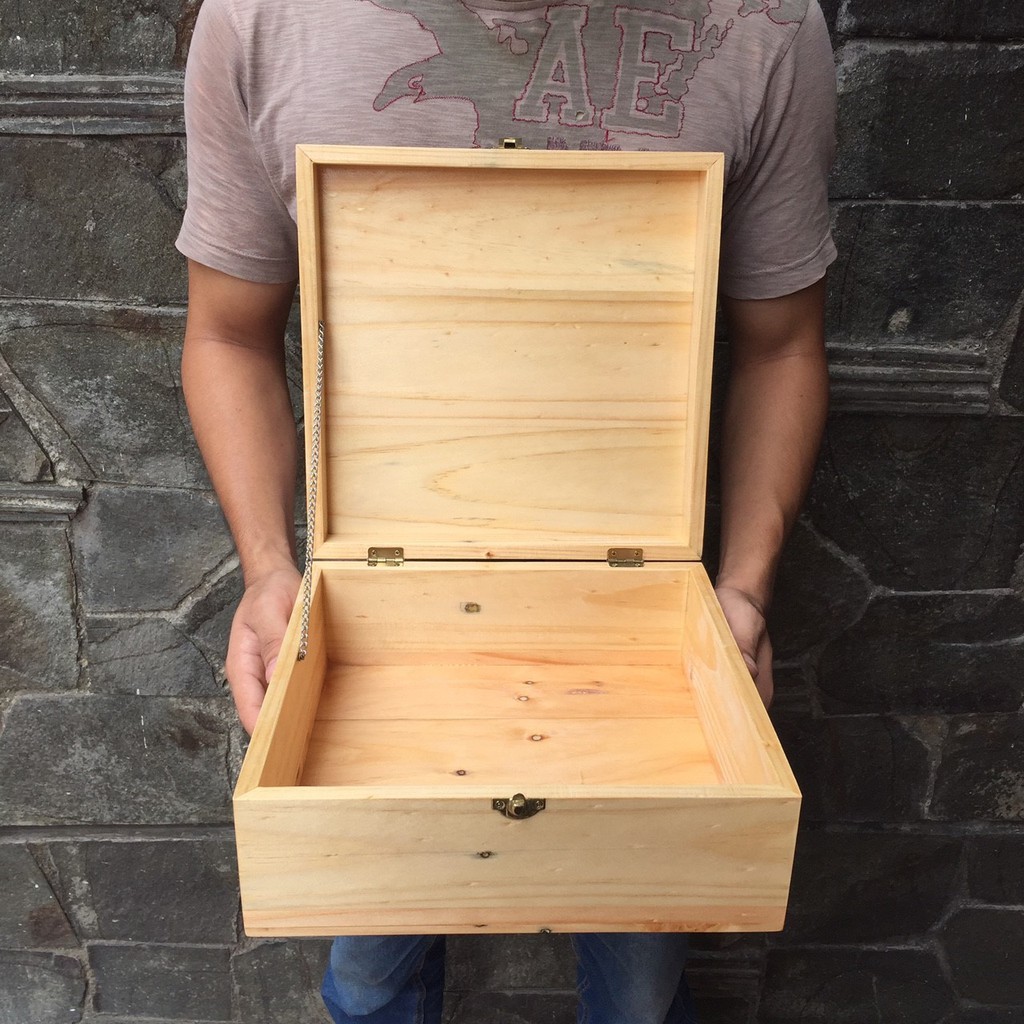 Box Wood | Natural | 25 x 25 x 10 cm