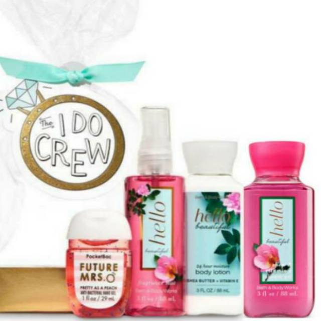 BATH &amp; BODY WORKS BBW IED HAMPERS LEBARAN BIRTHDAY GIFT SET TRAVELSIZE PAKET HEMAT