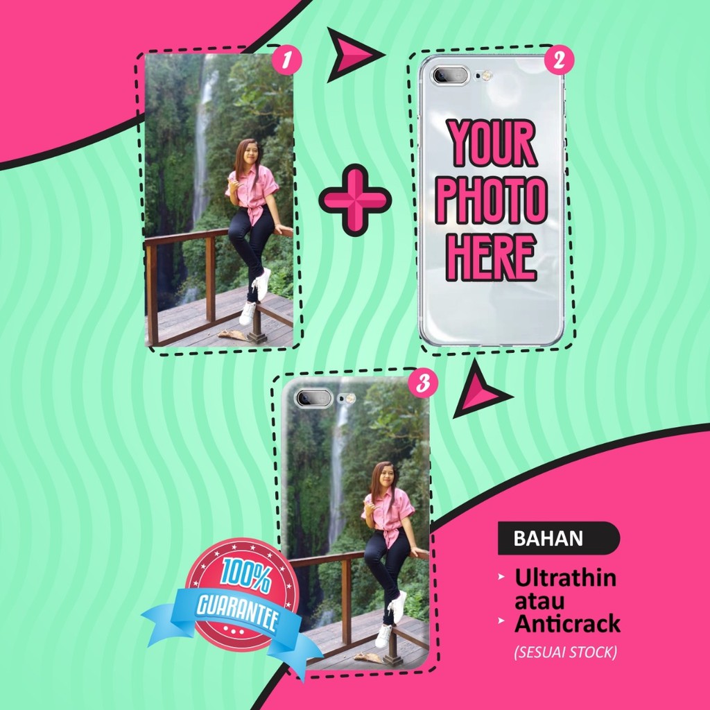 custom case foto suka suka anticrack printing softcase (pakai foto kamu sendiri)