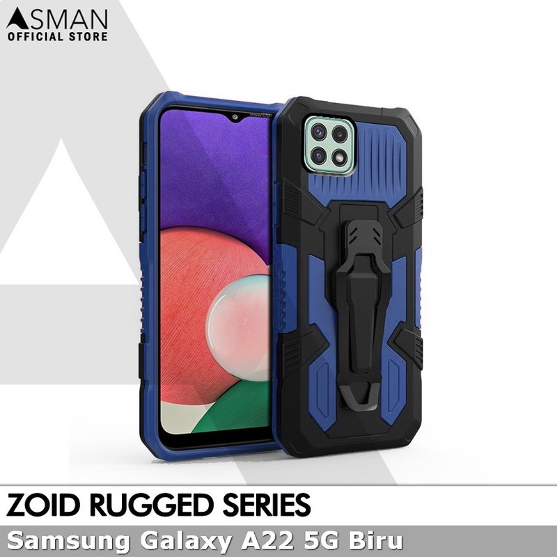 Asman Case Samsung Galaxy A22 5G Zoid Ruged Armor Premium