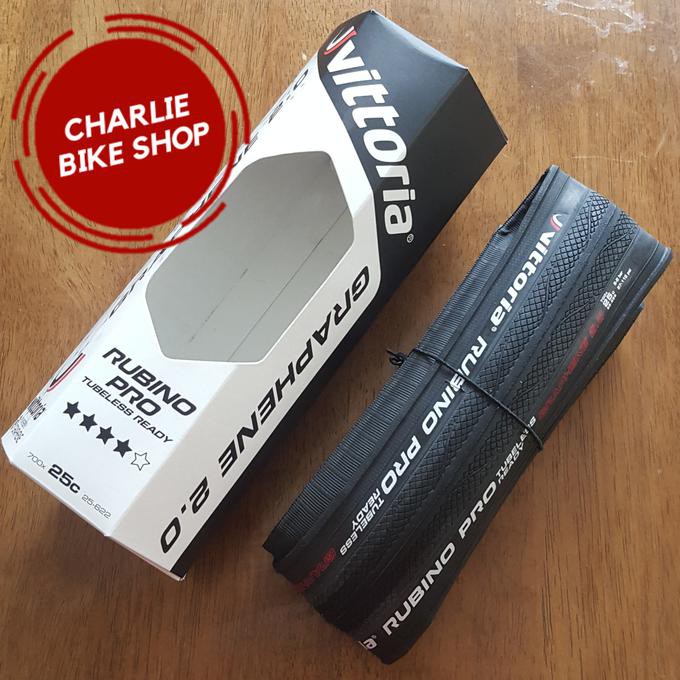 Ban Luar Vittoria Rubino Pro Tubeless Ready 700X25 25-622