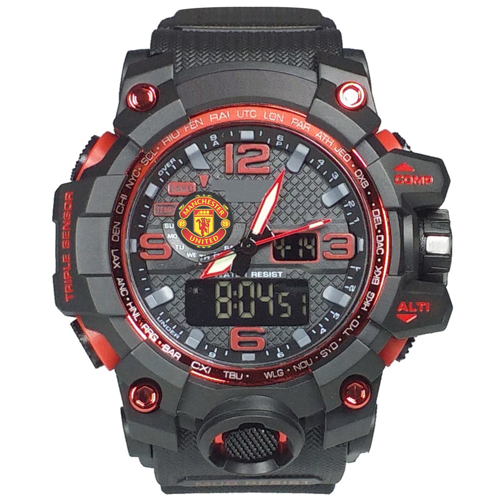 (Istimewa Bossque) Jam MU Double Time List Merah (Exclusive)