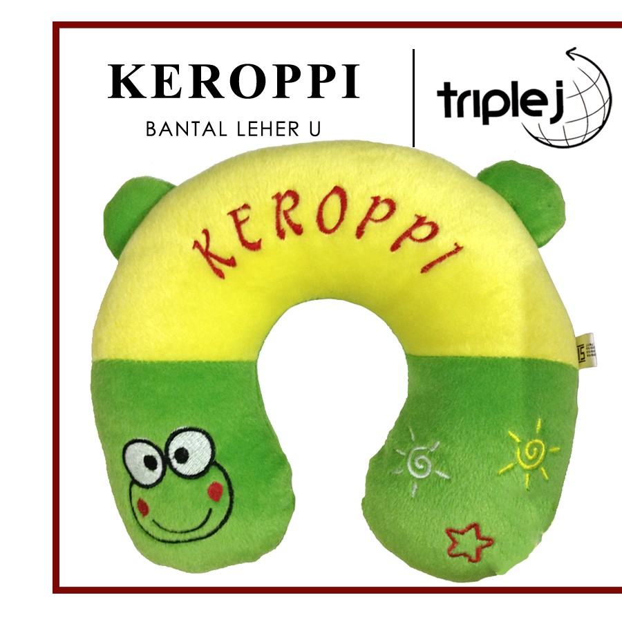 Bantal Mobil / Bantal Leher U / Travel Pillow Keroppi