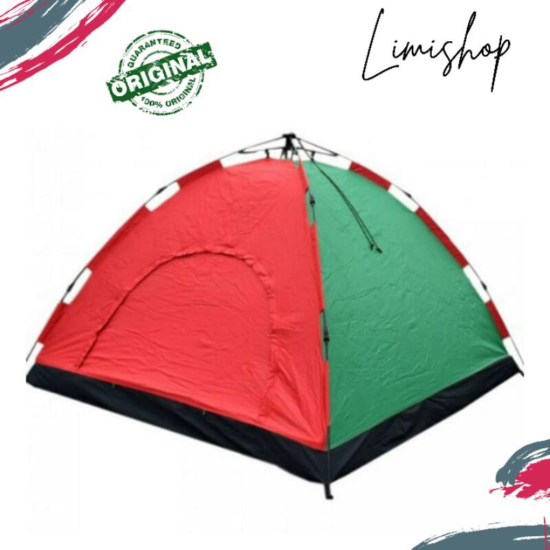 Tenda Otomatis HY 281 kapasitas 4 orang, Tenda camping otomatis kapasitas 4 orang, Tenda camping