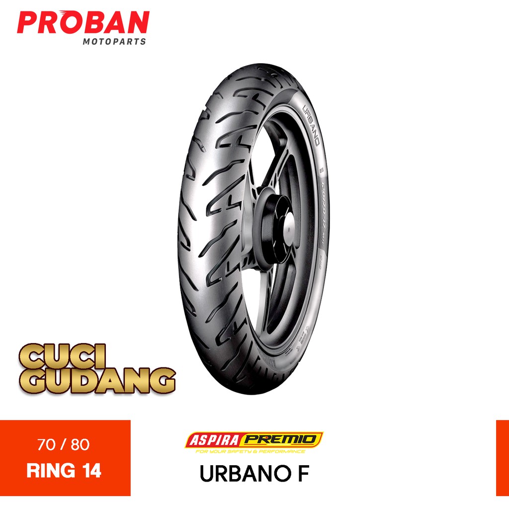 

ASPIRA PREMIO TT URBANO F 70/80-14 CUCI GUDANG Ban Motor Tubetype