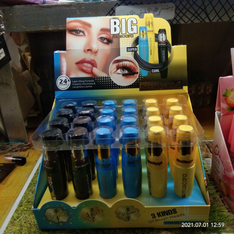 BIG MASKARA KISS BEAUTY SUPER CURL