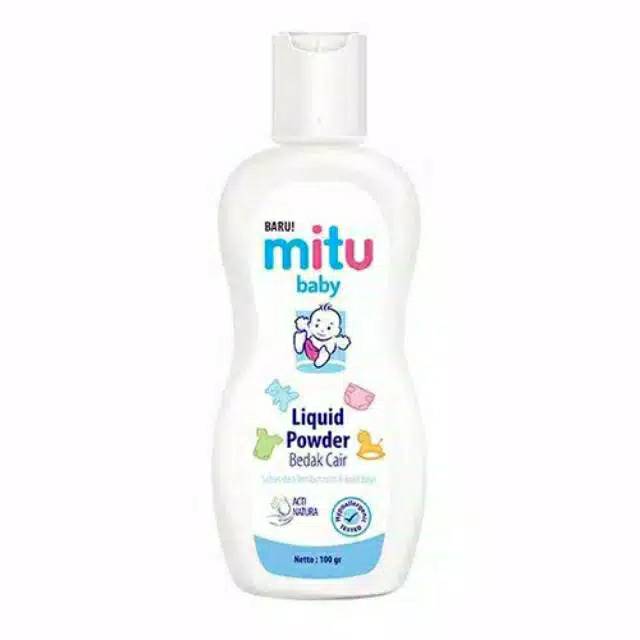 Mitu baby liquid powder bedak cair acti natura 100 ml