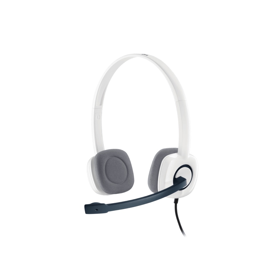 Logitech H150 Stereo Headset Mikrofon Dual Plug Original Resmi