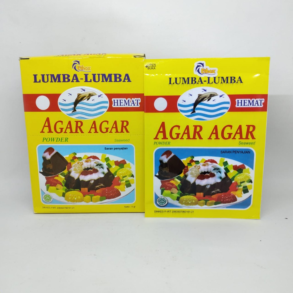 

LUMBA LUMBA AGAR AGAR POWDER HEMAT 5GRAM PUTIH