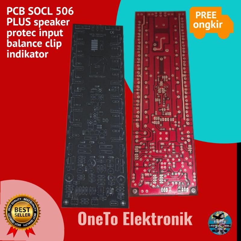 PCB SOCL 506 PLUS 2U Panjang power ampliffier