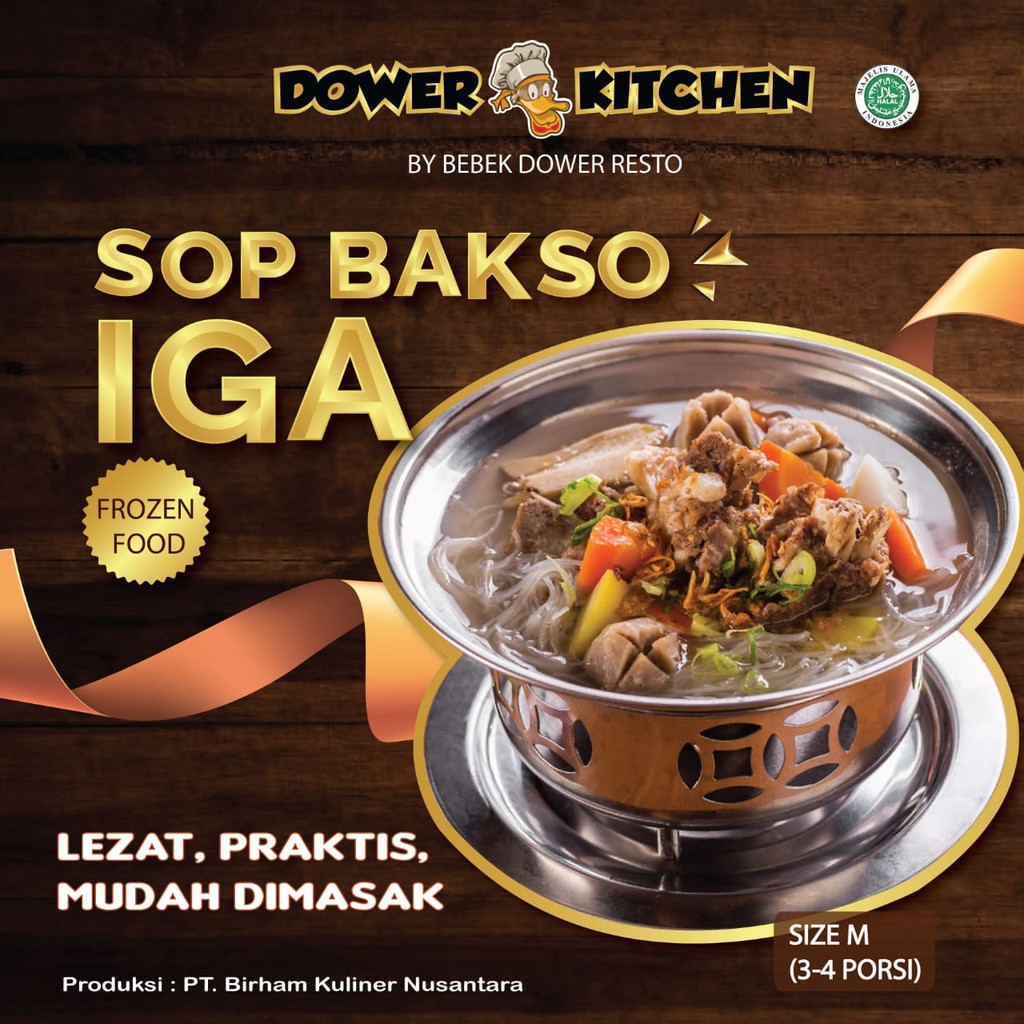 

Frozen Food Instan Sop Bakso Iga (S) Bebek Dower Siap Saji 2-3 Porsi