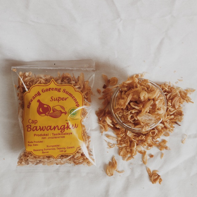 

Bawang Goreng Sumenep 100 gram Cap Bawangku