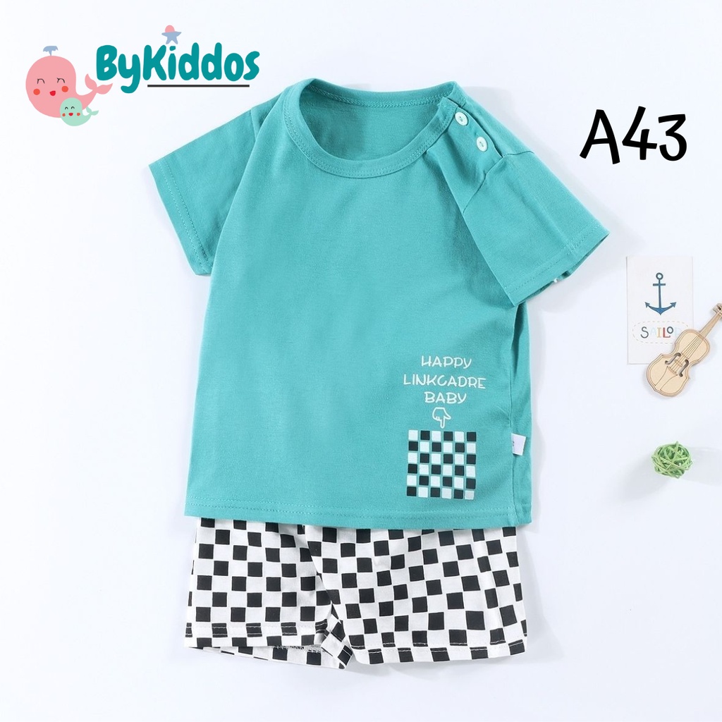 ByKiddos - Setelan Baju Bayi Impor / Baju Anak Laki-laki / Setelan Kaos Anak / Baju Bayi Lengan Pendek PART 6