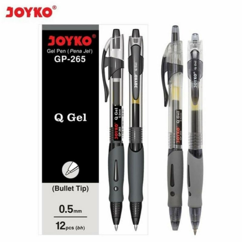 

PULPEN GEL JOYKO Q GEL 0.5mm HITAM