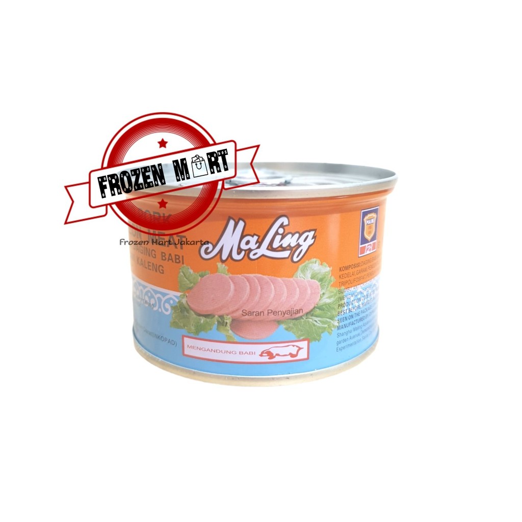 

Maling TTS 170gr Luncheon Pork Meat Ma Ling / Ham Daging Babi Maling NON HALAL