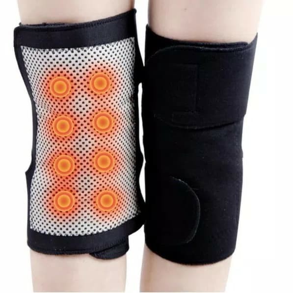 1 Pasang Self Heating Tourmaline Knee Support / Terapi Lutut Hangat