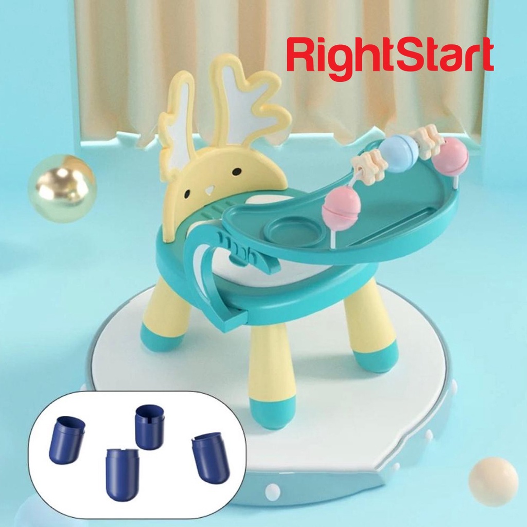 Right Start 3 in 1 Deer Chair - Activity Table and Chair Multifunction Kursi Meja Belajar Anak New