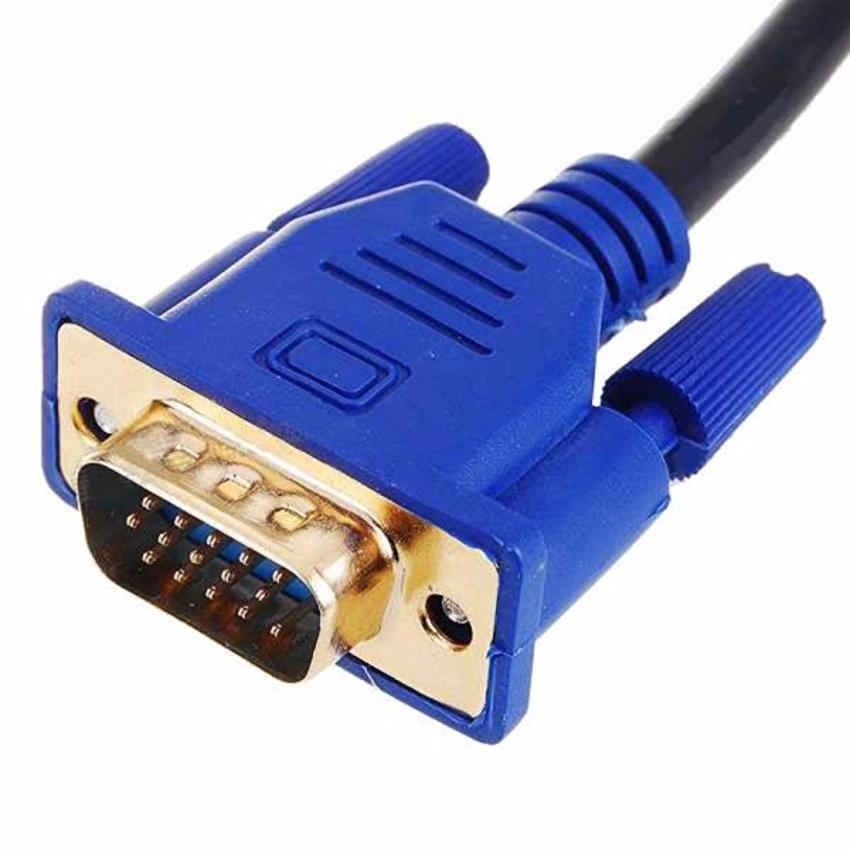 KABEL VGA 5M HIGH QUALITY GOLD PLATED / KABEL VGA MALE TO MALE 5 METER