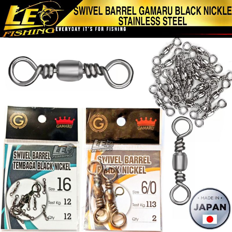 KILI KILI PANCING BARREL SWIVEL GAMARU STAINLESS STEEL HIGH QUALITY PRODUK