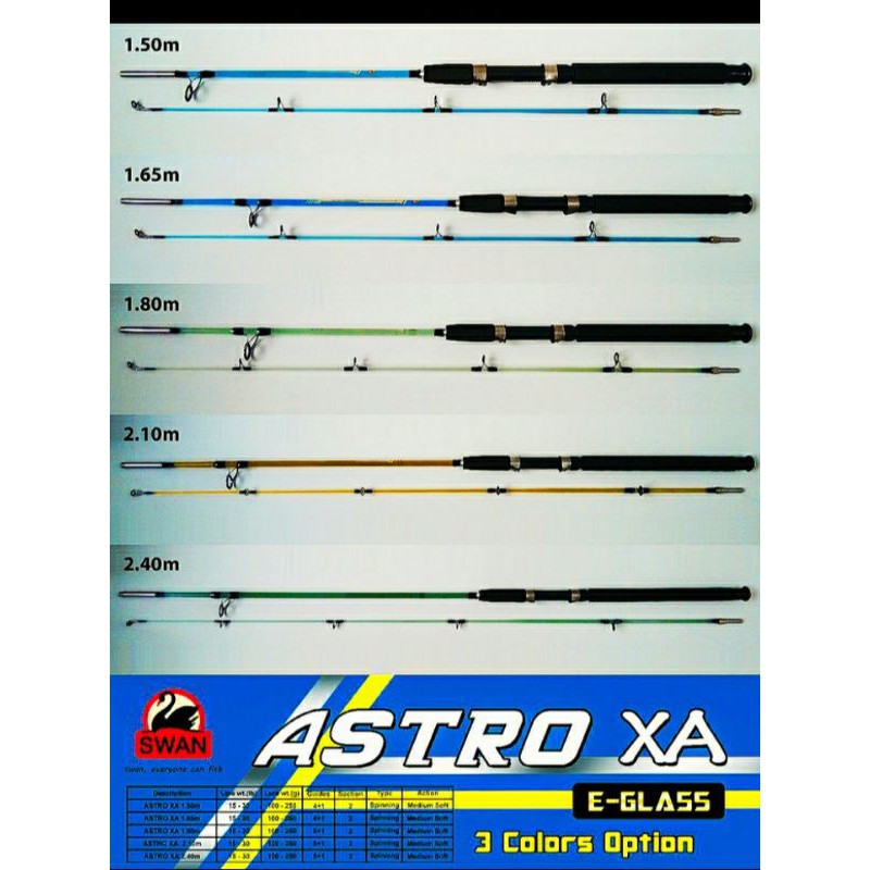 Joran SWAN ASTRO 1.80M | Full Solid Transparant