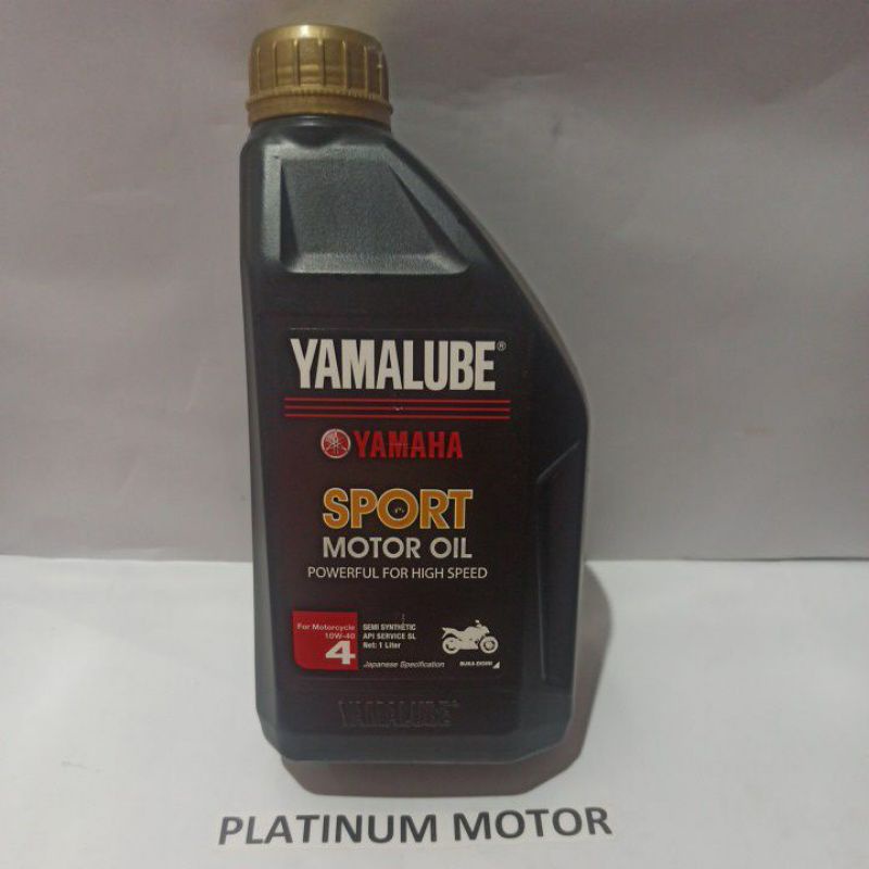 OLI YAMALUBE SPORT 1L SAE 10W-40 API SL JASO MB OLI MOTOR SPORT 4T ORIGINAL YAMAHA