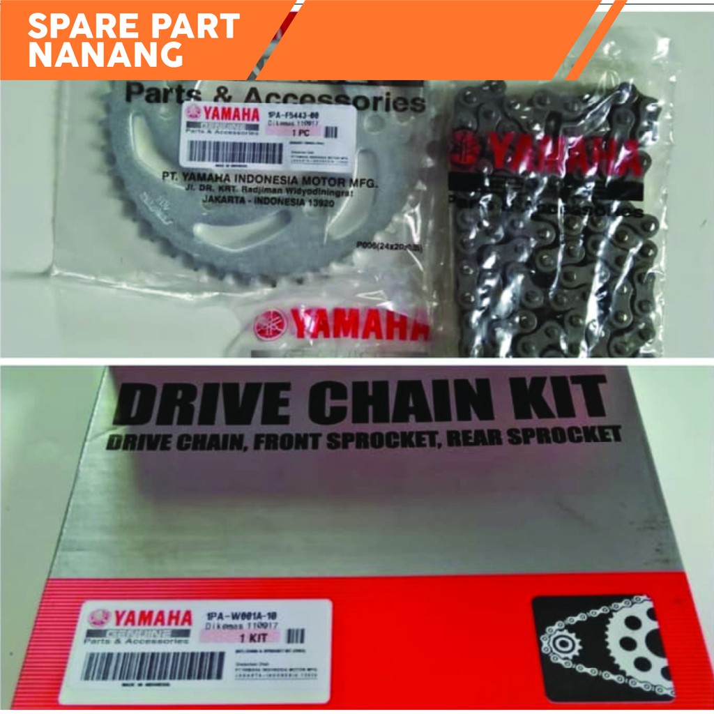 GEAR SET YAMAHA VIXION NEW VIXION NVL BARANG ORI YGP