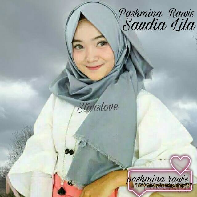 Pashmina Katun Rawis Saudia Mamamia/Jilbab Katun Rawis/Pashmina Katun/Pashmina Rawis