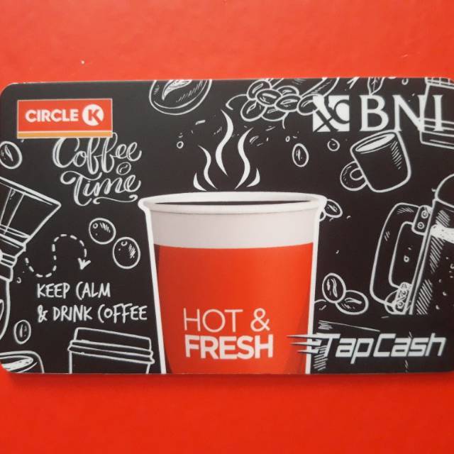 BNI Tapcash edisi Coffee Time /Like eMONEY eTOLL Flazz or Brizzi