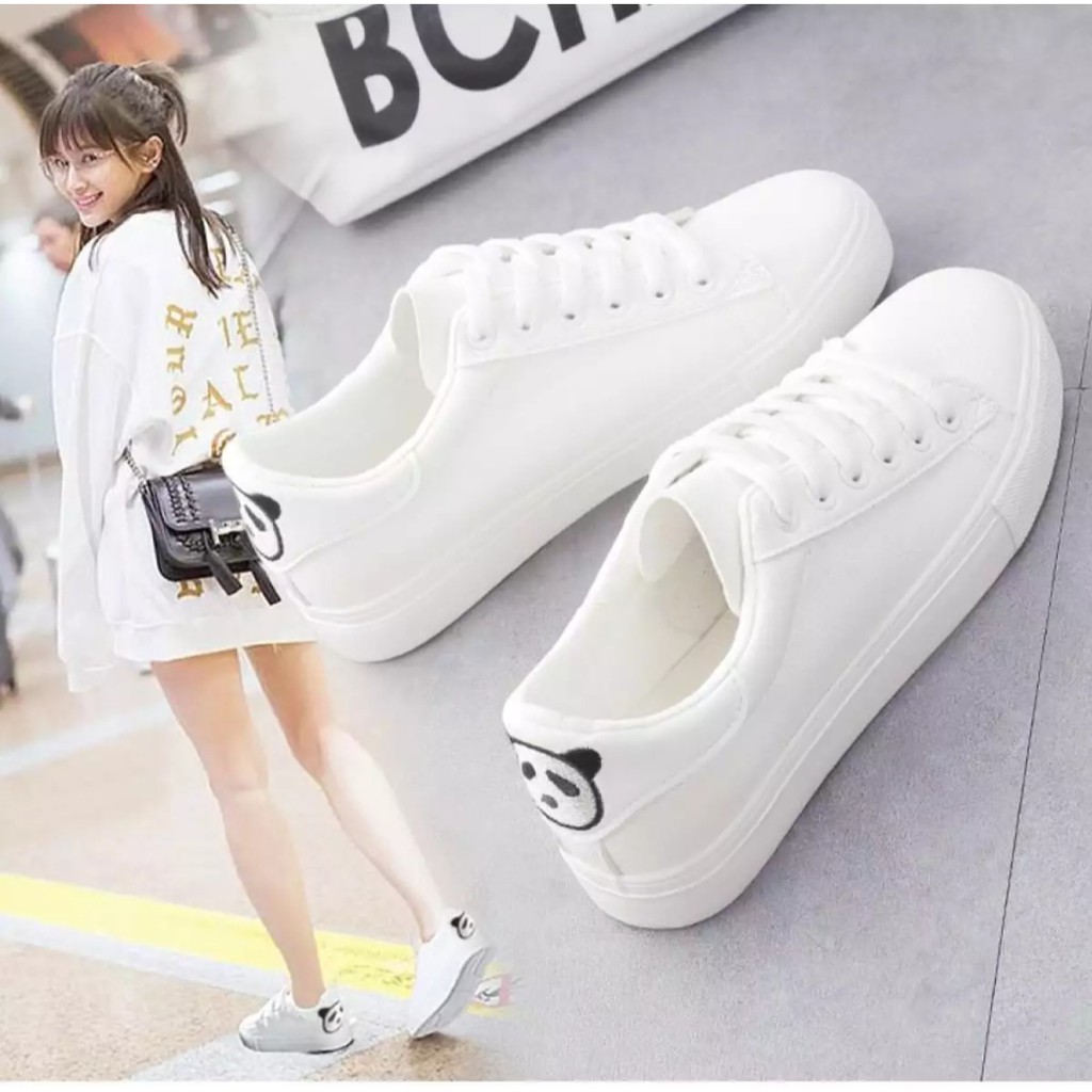 WnZ Sepatu Wanita Model Terbaru / Sepatu Sneakers Casual Panda / Sepatu Wanita TERMURAH/TERLARIS