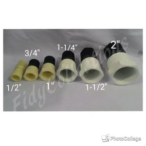 FOOT KLEP / TUSEN KLEP PVC 3/4"