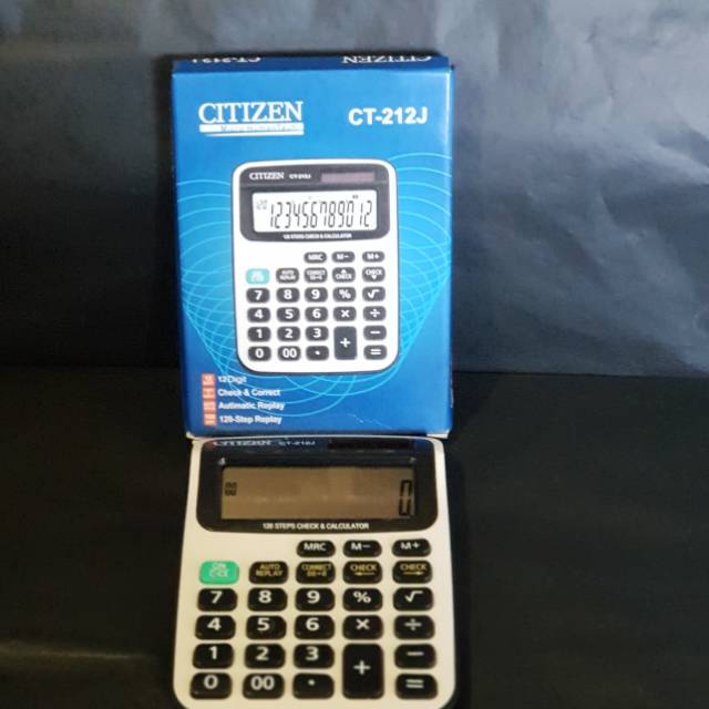 

CALCULATOR SAKU CITIZEN 12 DIGIT CT-212J / LC110NR KALKULATOR MINI