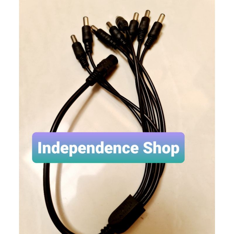Kabel Splitter Power DC Female to Splitter 8 Cabang DC Male 5.5x2.5mm