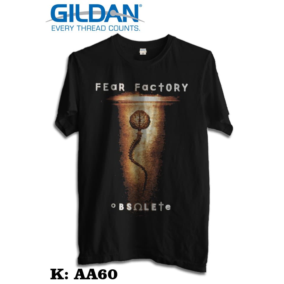 KAOS FEAR FACTORY TSHIRT GILDAN SOFTSTYLE AA 60
