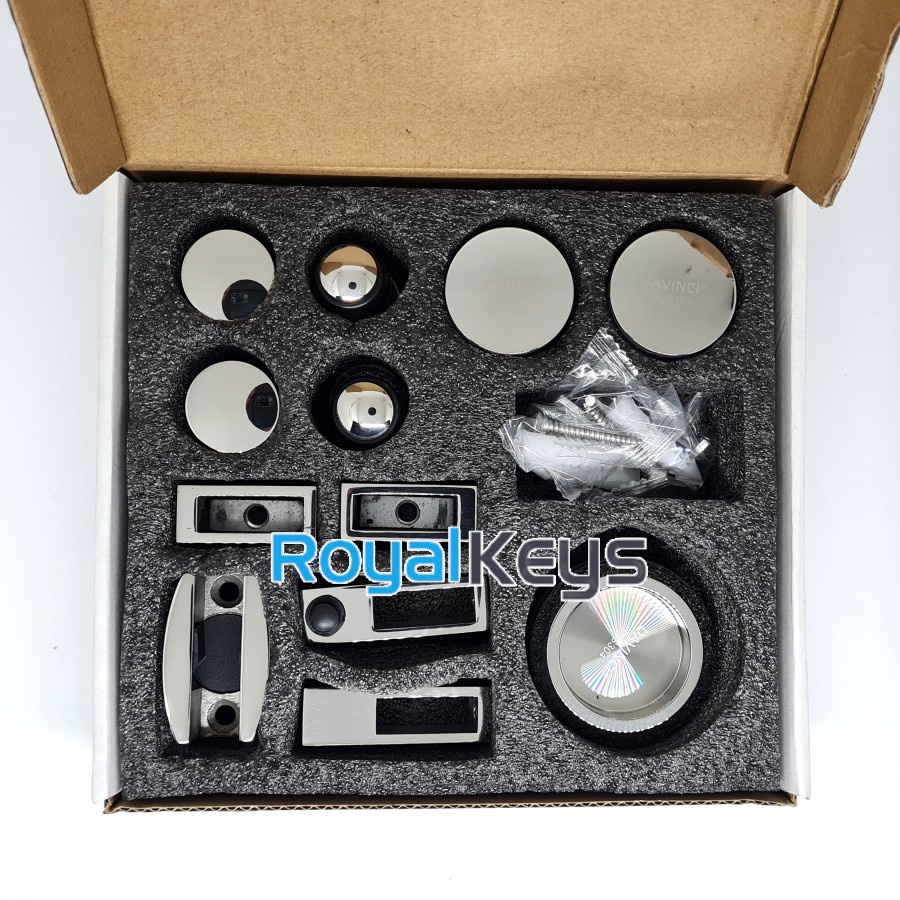 Rel Pintu Kaca Sliding Shower Glass Davinci SS02 SS 02 ACC + Track 2M