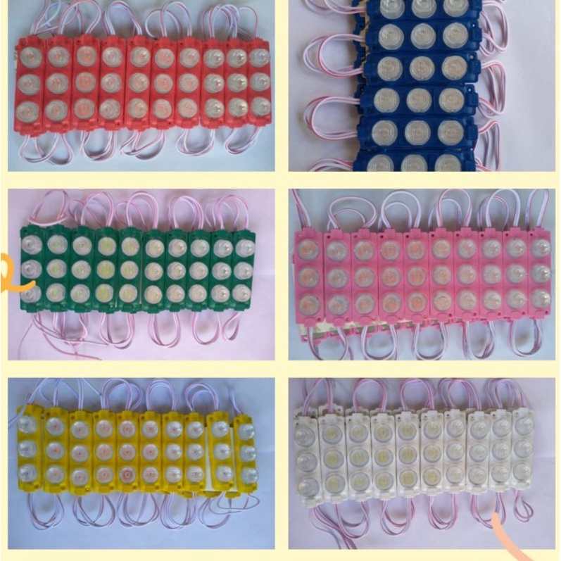 Lampu LED Module 3 mata 12V / LED Modul