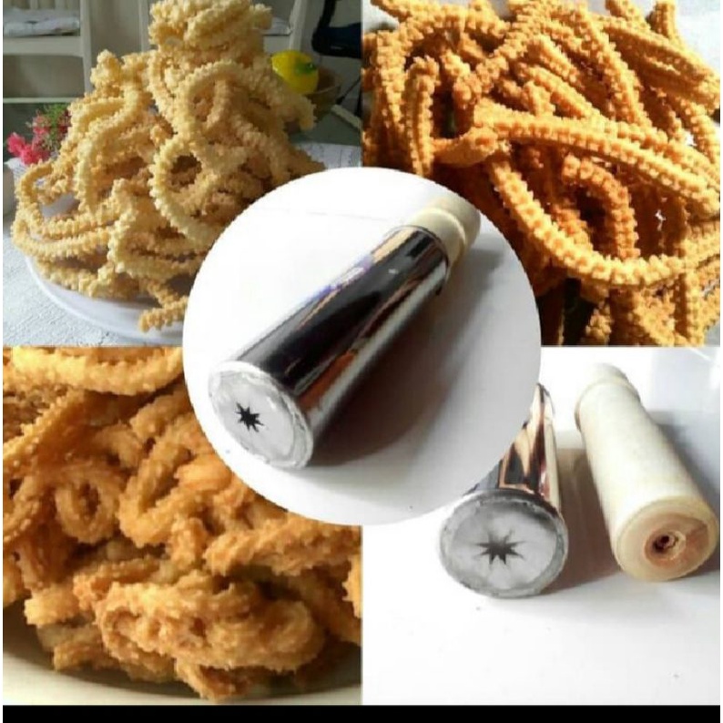 cetakan kue akar kelapa/cetakan dorong kue akar kelapa